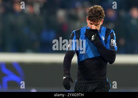 Atalanta&#x2019;S Nicolo Zaniolo i durante la partita di calcio di UEFA Champions League tra Atalanta BC e Real Madrid allo Stadio Gewiss di Bergamo - martedì 10 dicembre 2024. Sport - calcio . (Foto di Spada/LaPresse) Foto Stock