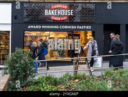 Negozio Bakers Cornish Bakehouse di recente apertura nel centro di Norwich. Foto Stock