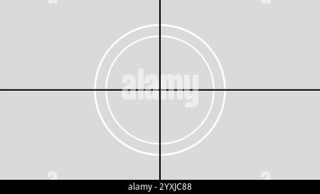 Conto alla rovescia film, grigio, conteggio cinematografico, fotogramma per conto alla rovescia cinema, timer stella cinematografica, striscia di pellicola grigio retrò, cornice modello per fotografia, conteggio video Illustrazione Vettoriale