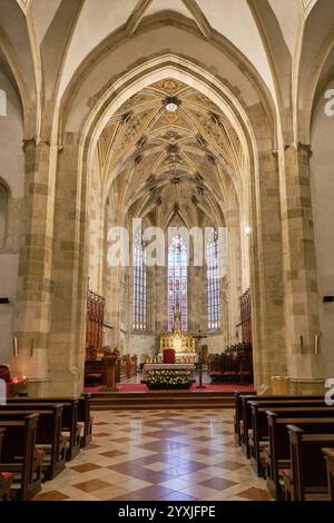 L'interno della splendida cattedrale di San Martino a Bratislava, Slovacchia. Foto Stock