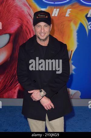 Hollywood, Stati Uniti. 16 dicembre 2024. Ryan Tedder arriva alla prima di Los Angeles di "Sonic the Hedgehog 3" della Paramount tenutasi al TCL Chinese Theater il 16 dicembre 2024 a Hollywood, CA. © Starbuck/AFF-USA.com Credit: AFF/Alamy Live News Foto Stock
