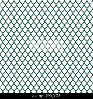 Motivo senza cuciture Dragon Skin. Scale lineari Illustrazione Vettoriale