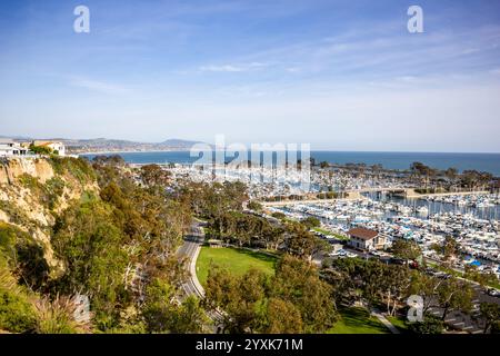 Vista sul porto di Dana Point. Foto Stock