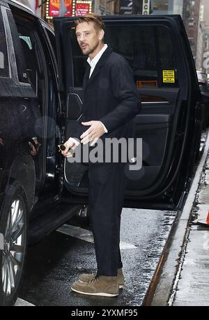 New York, New York, Stati Uniti. 16 dicembre 2024. Boyd Holbrook visto al GMA3 il 16 dicembre 2024 a New York. Credito: RW/Media Punch/Alamy Live News Foto Stock