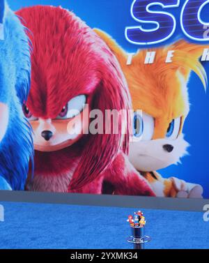 Los Angeles, Stati Uniti. 16 dicembre 2024. Atmosfera al Paramount's SONIC THE HEDGEHOG 3 di Los Angeles Premiere tenutasi al TCL Chinese Theatre di Hollywood, CA, lunedì, 16 dicembre 2024. (Foto di Sthanlee B. Mirador/Sipa USA) credito: SIPA USA/Alamy Live News Foto Stock