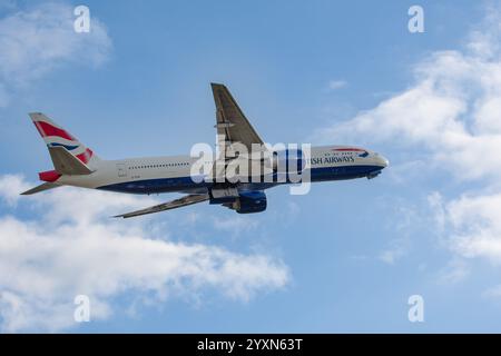 G-VIIM Boeing 777-236ER British Airways Londra Heathrow Regno Unito 21-08-2019 Foto Stock