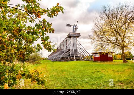 Splendido paesaggio della Torre della laurea (Teznia) a Ciechocinek, Polonia Foto Stock