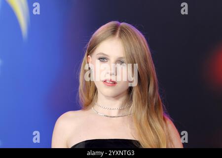 Los Angeles, Stati Uniti. 16 dicembre 2024. Alyla Browne alla premiere "Sonic the Hedgehog 3" tenutasi al TCL Chinese Theatre, Los Angeles, CA, 16 dicembre 2024. Foto: Joseph Martinez/PictureLux credito: PictureLux/The Hollywood Archive/Alamy Live News Foto Stock