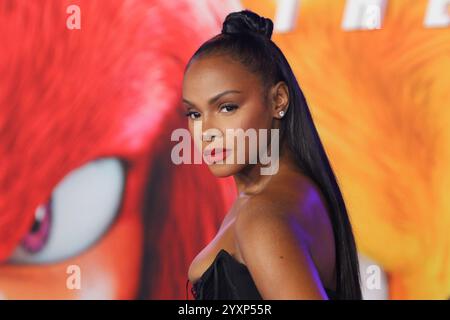 Los Angeles, Stati Uniti. 16 dicembre 2024. Tika Sumpter alla premiere "Sonic the Hedgehog 3" tenutasi al TCL Chinese Theatre, Los Angeles, CA, 16 dicembre 2024. Foto: Joseph Martinez/PictureLux credito: PictureLux/The Hollywood Archive/Alamy Live News Foto Stock