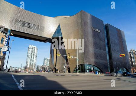 Calgary Canada - 29 dicembre 2023 - Studio Bell, sede del National Music Centre Foto Stock