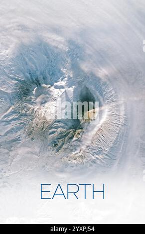 Poster del sistema solare della Terra. Foto Stock