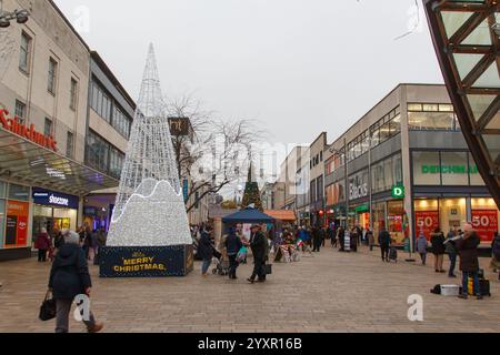 Mercatino di Natale 2024 di Sheffield Foto Stock