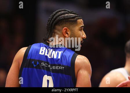 Tyreese Blunt (Crailsheim) EPG Guardians Coblenza - Harko Merlins Crailsheim, Basketball, Proa, 16.12.2024foto: Rene Weiss/Eibner Foto Stock