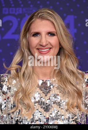 Salford, Regno Unito. 17 dicembre 2024. Rebecca Adlington arriva alla BBC Sports Personality of the Year 2024, MediaCityUK. Crediti: Doug Peters/EMPICS/Alamy Live News Foto Stock