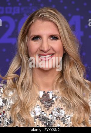 Salford, Regno Unito. 17 dicembre 2024. Rebecca Adlington arriva alla BBC Sports Personality of the Year 2024, MediaCityUK. Crediti: Doug Peters/EMPICS/Alamy Live News Foto Stock