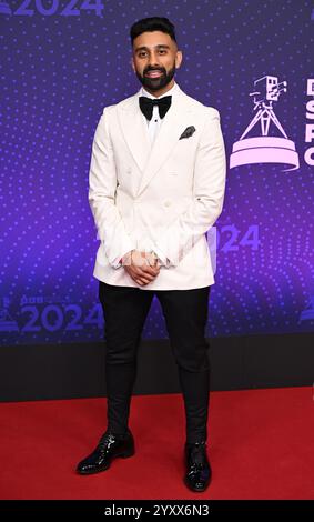 Salford, Regno Unito. 17 dicembre 2024. Jaz Singh arriva alla BBC Sports Personality of the Year 2024, MediaCityUK. Crediti: Doug Peters/EMPICS/Alamy Live News Foto Stock