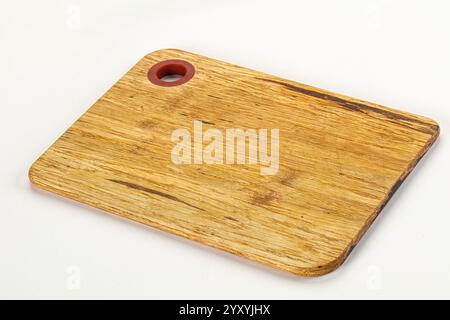 Tagliere in legno, attrezzatura kithen isolata Foto Stock