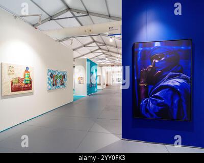 Scope Miami Beach è una fiera d'arte internazionale che espone opere contemporanee all'avanguardia di artisti emergenti e affermati. Questa esclusiva Foto Stock