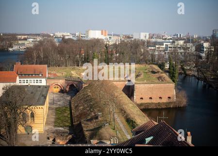 Cittadella di Spandau a Berlino, Germania, fortezza rinascimentale ben conservata e monumento storico Foto Stock