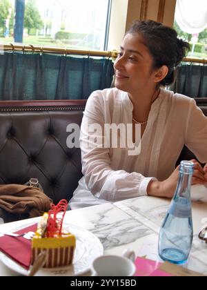 Manisha Koirala come ospite speciale dell'Indian Film Festival Stuttgart in Germania 2010. Foto Stock