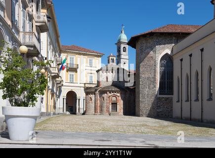 Biella - Battistero di San Giovanni Battista - Piazza Duomo Foto Stock