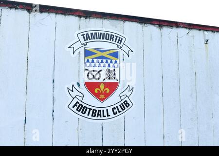 Tamworth, Regno Unito, 14 dicembre 2024. Vista generale di Outside the Lamb Ground durante la partita della National League tra Tamworth e York City. (Credito: Gus Foto Stock