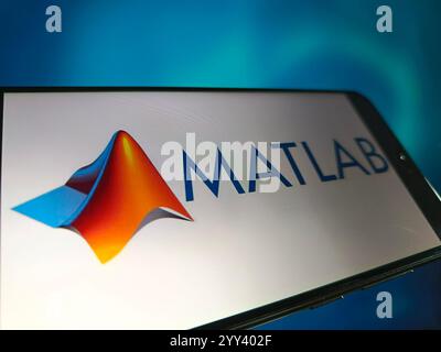 SUQIAN, CINA - 19 DICEMBRE 2024 - illustrazione matlab, 19 dicembre 2024, Suqian, provincia di Jiangsu, Cina. Foto Stock