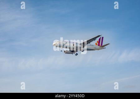 D-AGWE Airbus A319-132 Germanwings Londra Heathrow Regno Unito 21-08-2019 Foto Stock