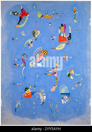 Wassily Kandinsky, Bleu de ciel, pittura astratta in olio su tela, 1940 Foto Stock