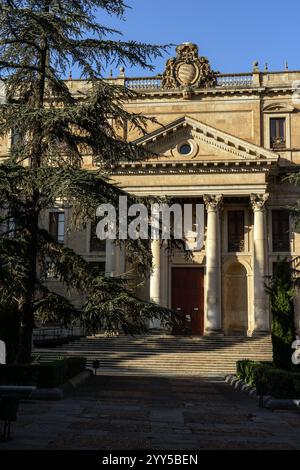 Palazzo Anaya y la piazza Anaya nella città vecchia di Salamanca, Castilla y Leon, Spagna. Foto Stock