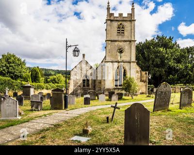 St Mary's Church a Great Witcombe, Gloucestershire Foto Stock