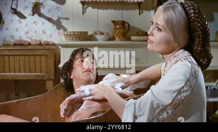 PICCOLO GRANDE UOMO 1970 film della National General Pictures con Dustin Hoffman e Faye Dunaway Foto Stock