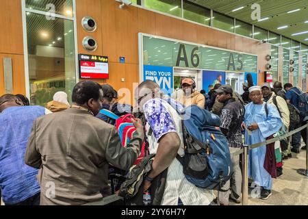 Marocco, Casablanca, Aeroporto Muhammad V. Foto Stock