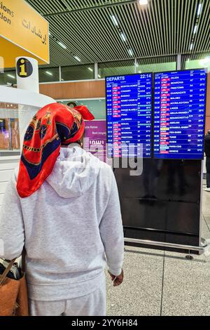 Marocco, Casablanca, Aeroporto Muhammad V. Foto Stock