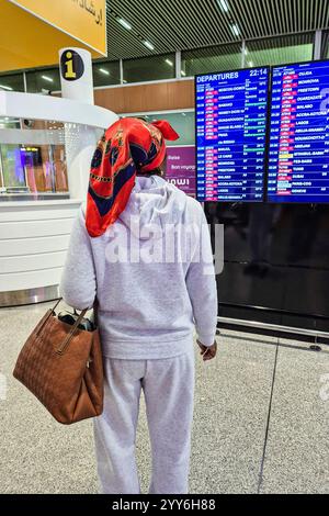 Marocco, Casablanca, Aeroporto Muhammad V. Foto Stock