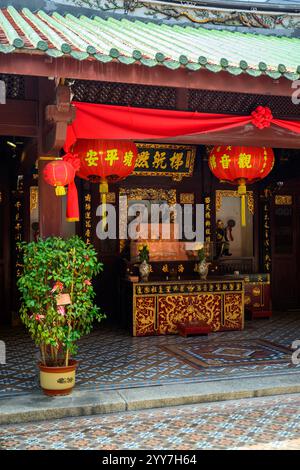 Il tempio Taoista Thian Hock Keng in Telok Ayer St, Singapore Foto Stock