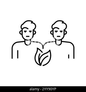 Icona della linea nera di avvio cellulare. Elemento isolato vettoriale. Traccia modificabile. Illustrazione Vettoriale