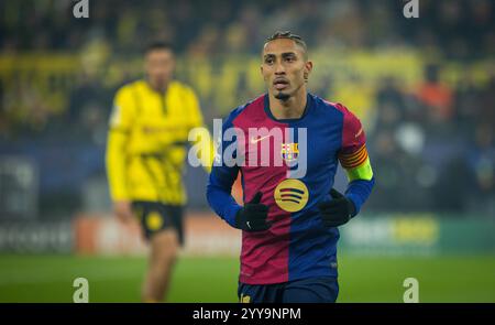 Dortmund, Germania. 11 dicembre 2024. Raphinha (barca) Borussia Dortmund - FC Barcelona 11.12.2024 Copyright (nur für journalistische Zwecke) di : Mor Foto Stock