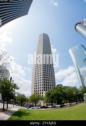 Il centro cittadino di Houston Foto Stock