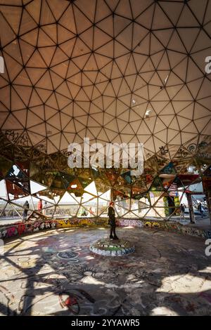 Teufelsberg Military radar a Berlino, Germania, aprile 2023 Foto Stock