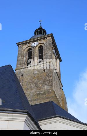 Chiesa cattolica Notre-Dame et Saint Jean-Baptiste Vouvray Francia dicembre 2024 Foto Stock