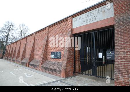 St Augustine's Abbey in Canterbury Kent England Foto Stock