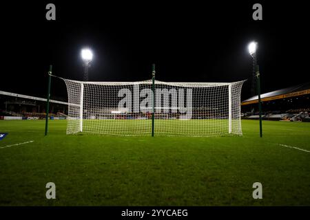 Una vista generale del Cledara Abbey Stadium, Cambridge prima della partita EFL League One tra Cambridge United e Huddersfield Town. Foto Stock