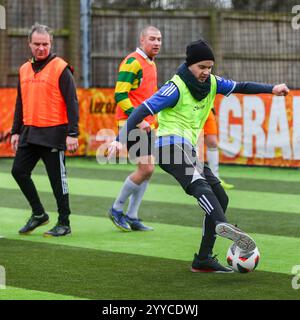 Londra, Regno Unito. 13 novembre 2023. Una Power League locale in azione prima dello Sky Bet Championship match Queens Park Rangers vs Preston North End a Matrade Loftus Road, Londra, Regno Unito, 21 dicembre 2024 (foto di Izzy Poles/News Images) a Londra, Regno Unito il 13/11/2023. (Foto di Izzy Poles/News Images/Sipa USA) credito: SIPA USA/Alamy Live News Credit: SIPA USA/Alamy Live News Foto Stock
