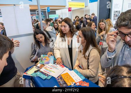 C) Denis TRASFI / MAXPPP - au Palais Des Congrès de Massy - Salon de l'étudiant organisé par l'Etudiant et l'agglomération Grand Paris Sud Foto Stock
