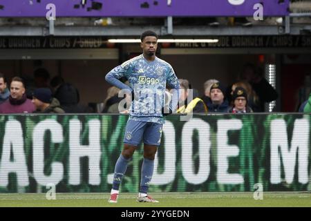 ROTTERDAM - Jorrel Hato dell'Ajax durante l'incontro olandese Eredivisie tra Sparta Rotterdam e AFC Ajax allo Sparta Stadion Het Kasteel il 22 dicembre 2024 a Rotterdam, Paesi Bassi. ANP BART STOUTJESDIJK Foto Stock