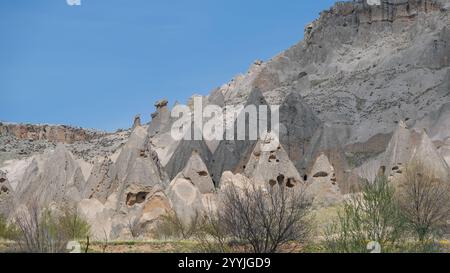 La valle di Ihlara è un canyon nel sud-ovest della regione turca della Cappadocia. Ci sono molte antiche chiese cristiane nella valle. Foto Stock