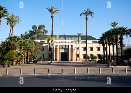 municipio dell'hotel de ville a marrakech, marocco Foto Stock