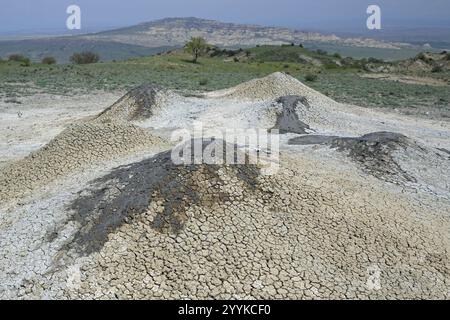 Vulcani di fango, vulcano, fango, Georgia, Asia Foto Stock