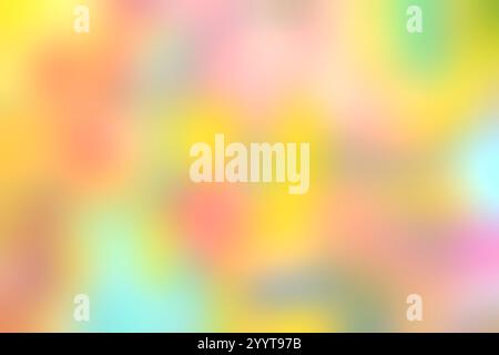 Colori di felicità, divertimento, luminoso, allegro, esaltante. Astratto sfocato vivace sfondo colorato. Foto Stock